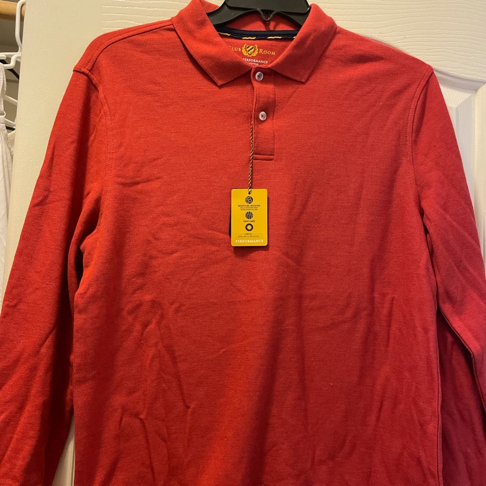 Long sleeve men’s polo